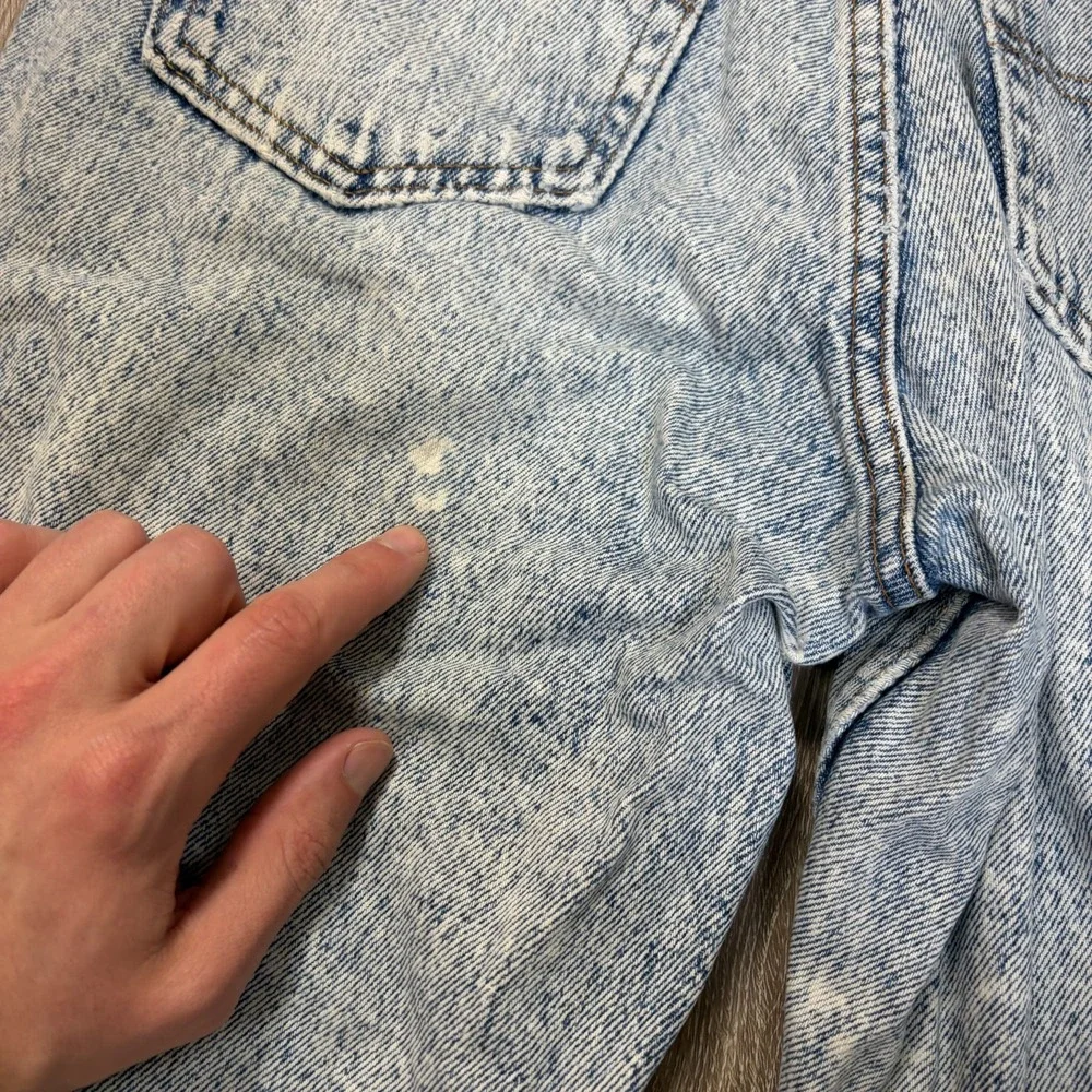 VTG Levis 550 Jeans Size 32x32 Acid Wash Denim 100% Cotton Tapered USA 90's